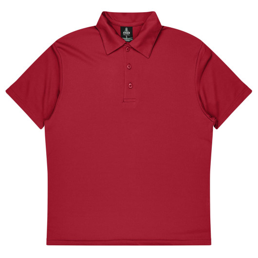 Hawksburn Mens Polos Red